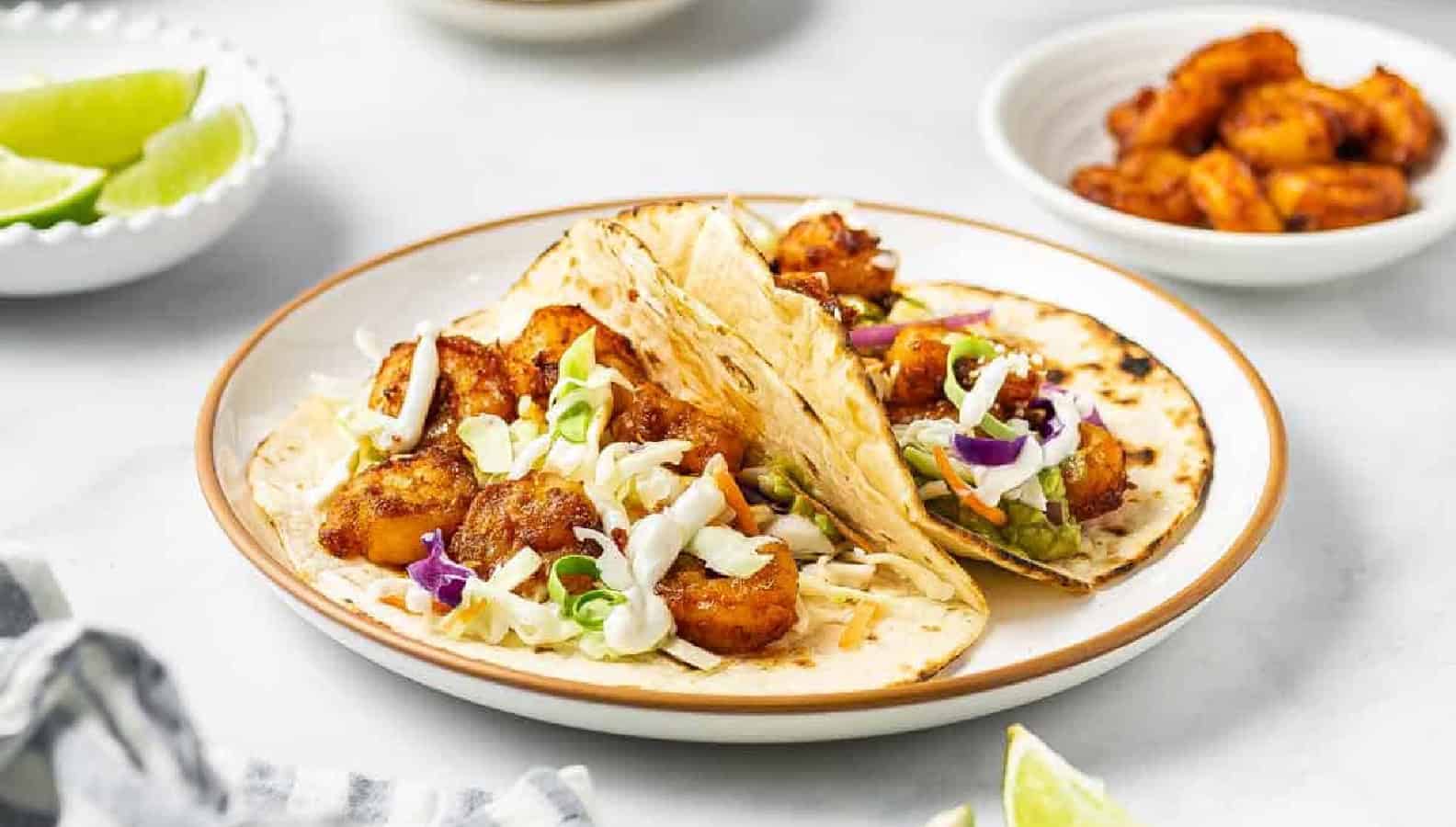 Air Fryer Shrimp Tacos