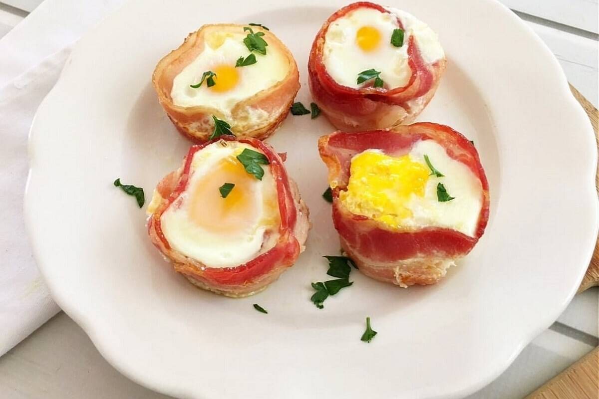 Bacon And Egg Cups
