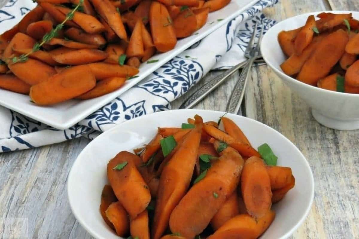 Balsamic Maple Glazed Carrots Balsamic Maple Glazed Carrots