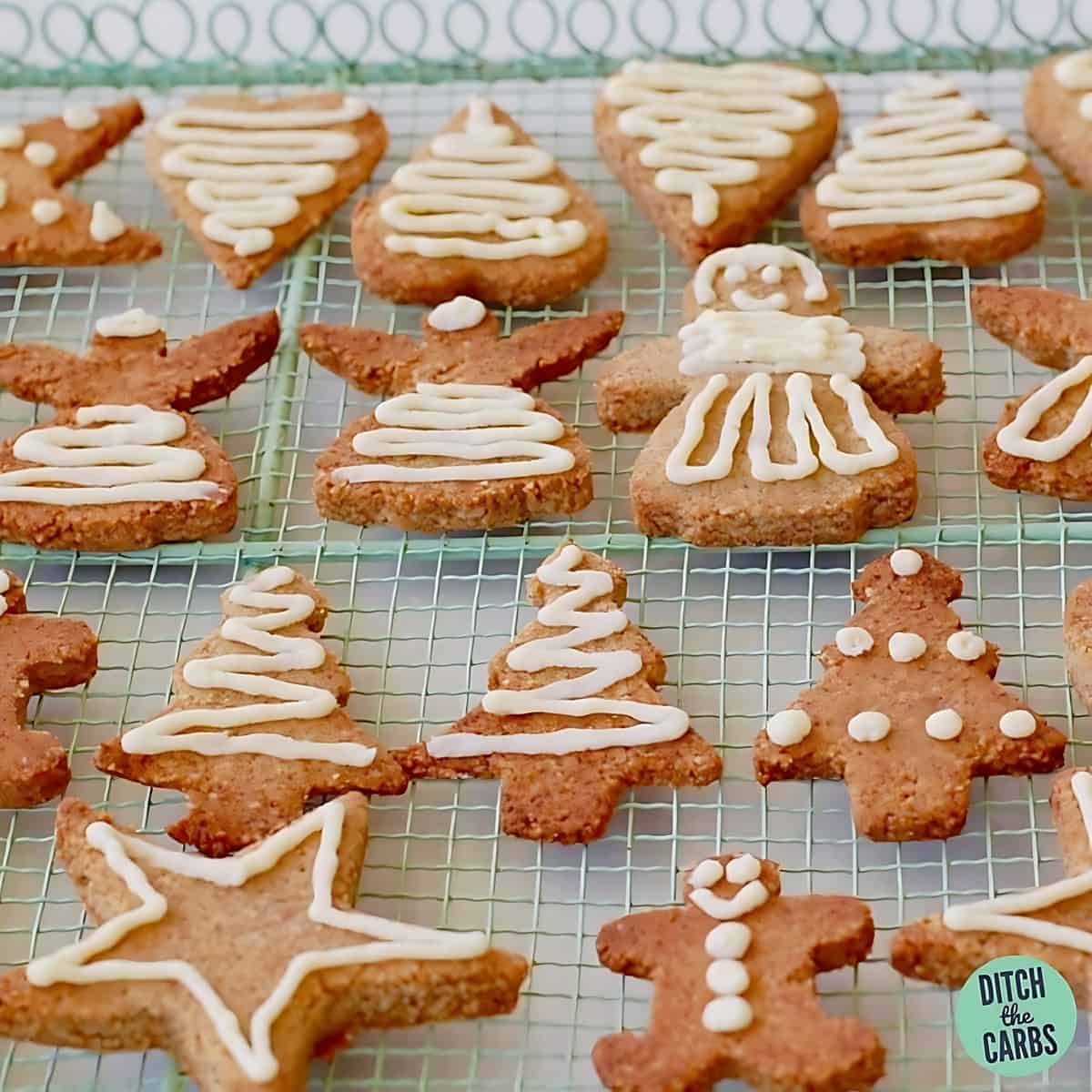 Best SugarFree Keto Gingerbread Cookies