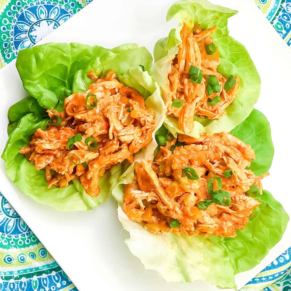 Buffalo Chicken Lettuce Wraps Recipe