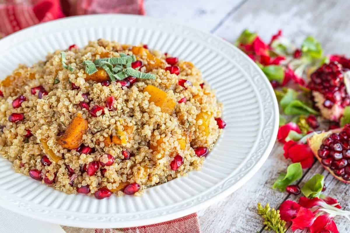 Butternut Squash Pomegranate Quinoa Butternut Squash Pomegranate Quinoa