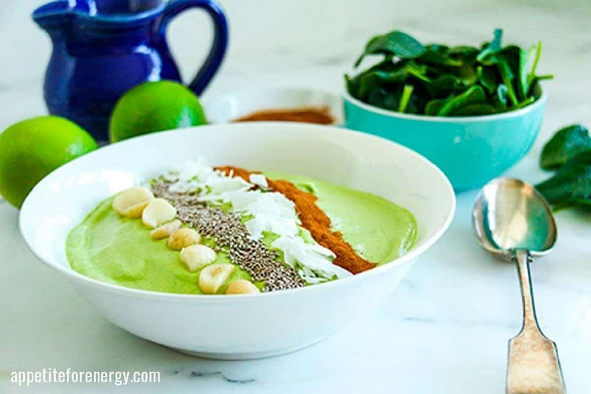 Green Keto Smoothie Bowl