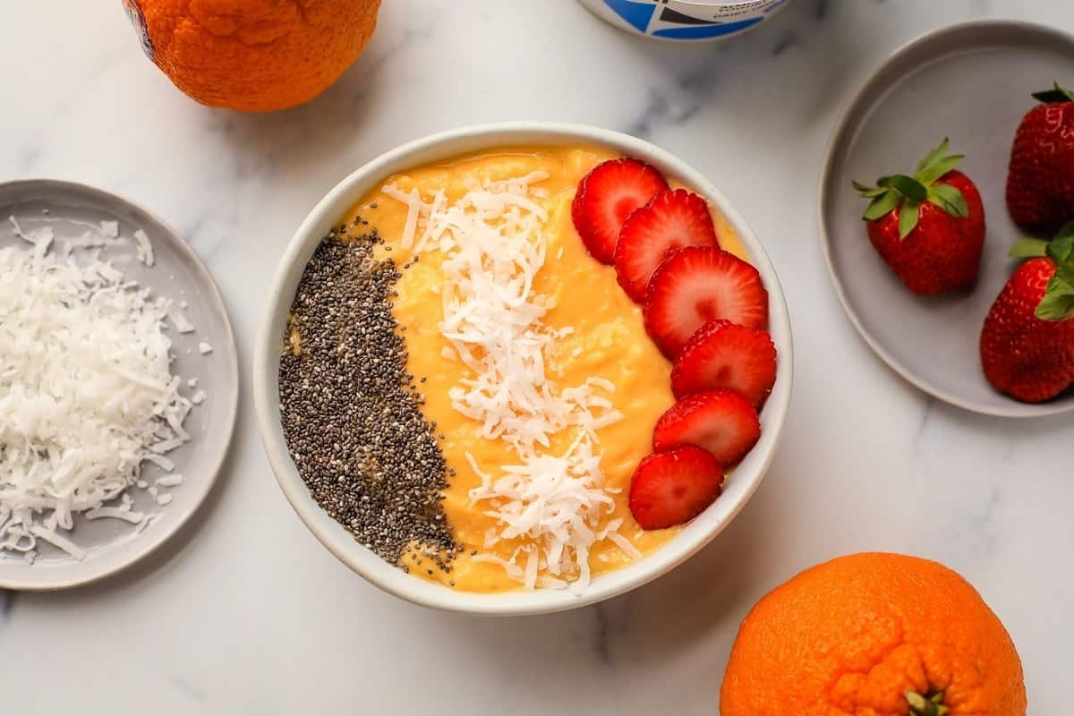 Mango Citrus Smoothie Bowl