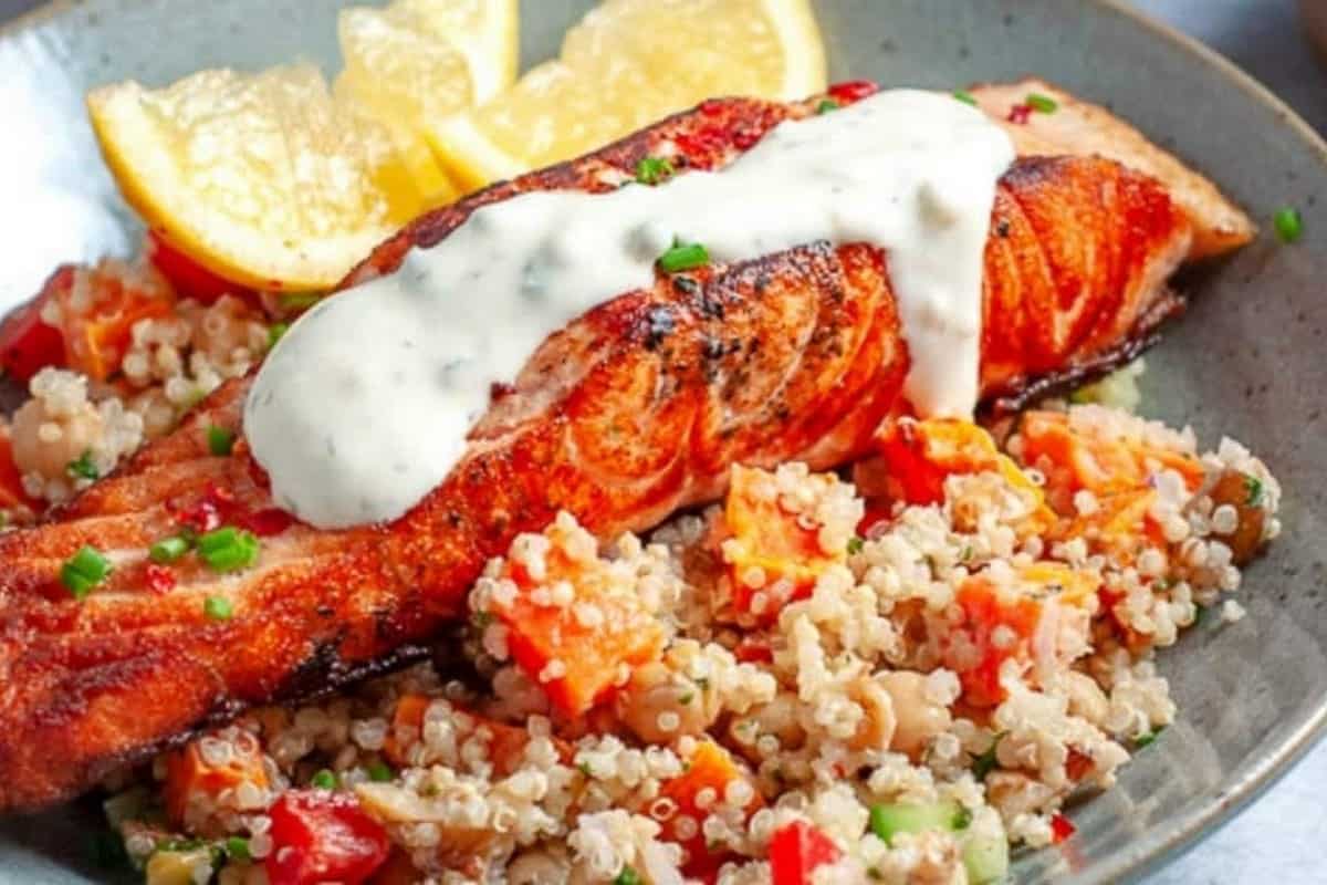 Salmon Quinoa Salad