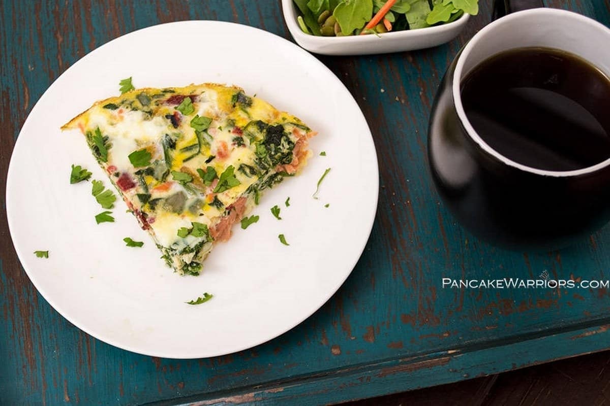 Smoked Salmon Frittata