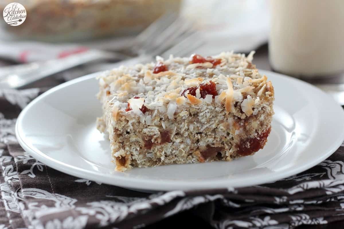 Soft Baked Strawberry Coconut Protein Bars