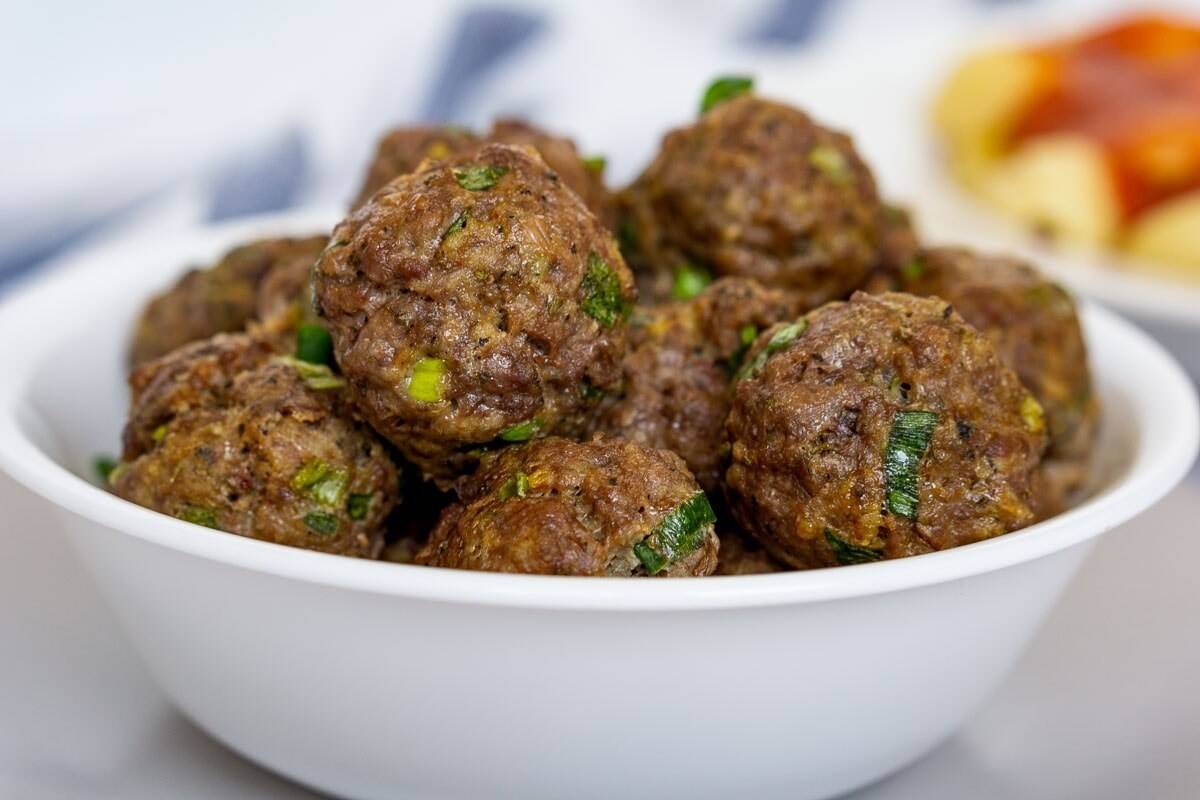 Bison Meatballs
