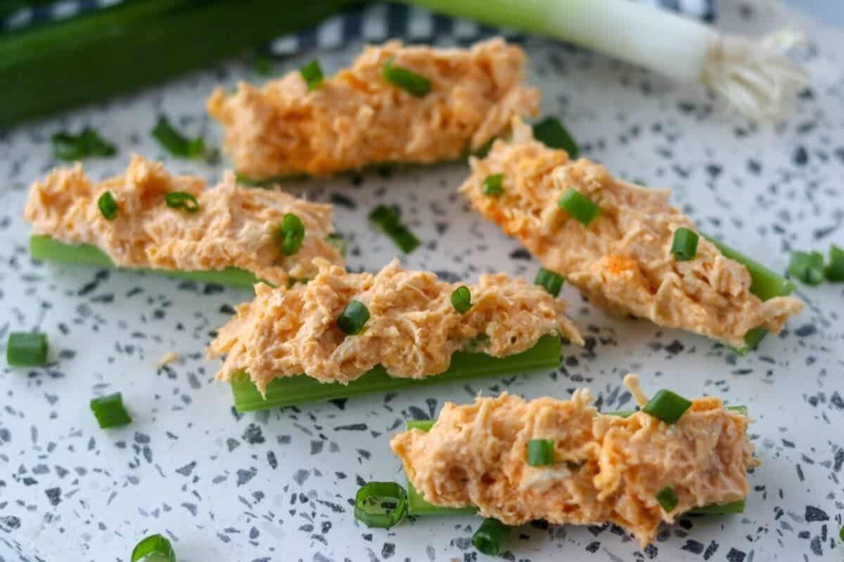 Buffalo Chicken Celery Sticks