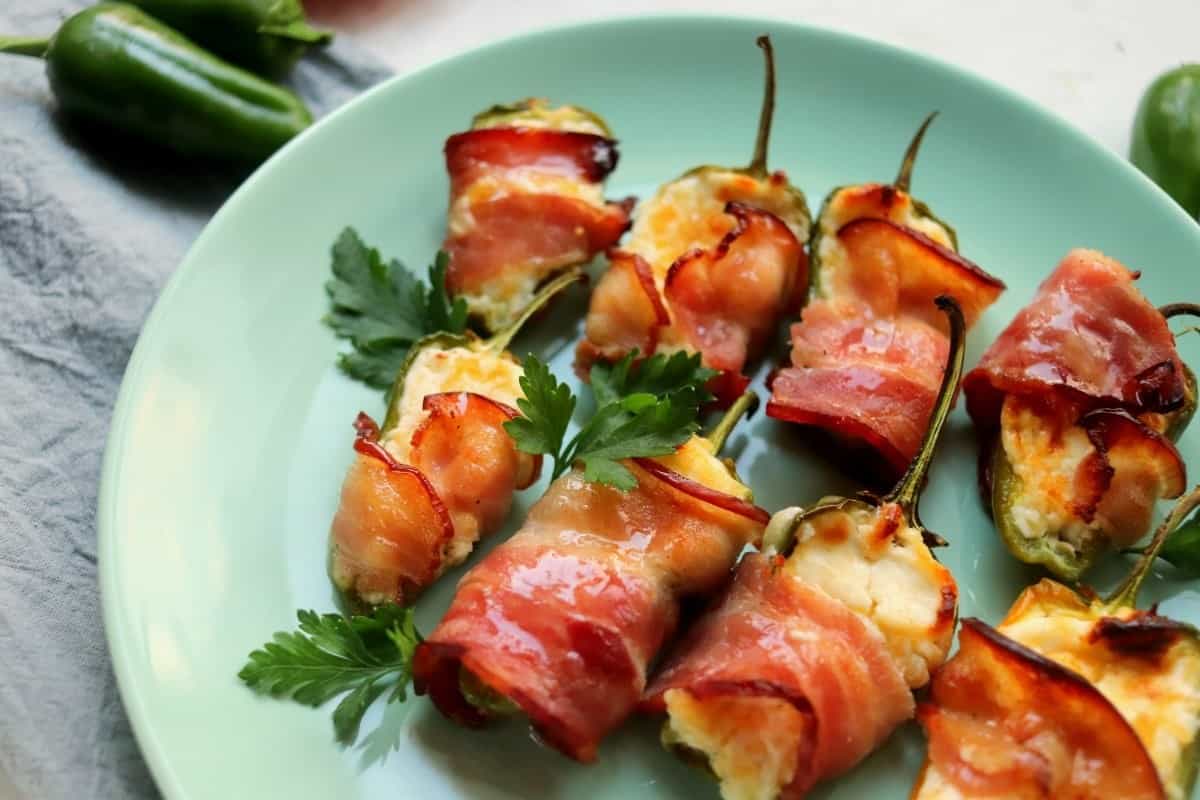 Keto Bacon Wrapped Jalapenos